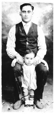 Alaaddin Hussein and his 2nd Son Rudolph Edward Hussein (Ali Reza) 1926
